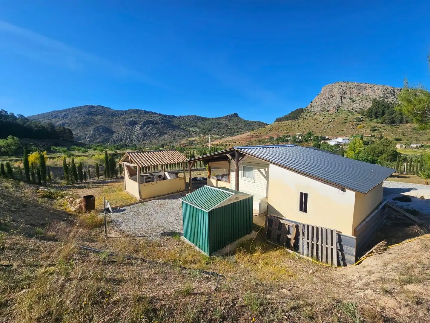 Vista exterior de Finca rústica en venta en Vélez-Rubio con Terraza y Amueblado