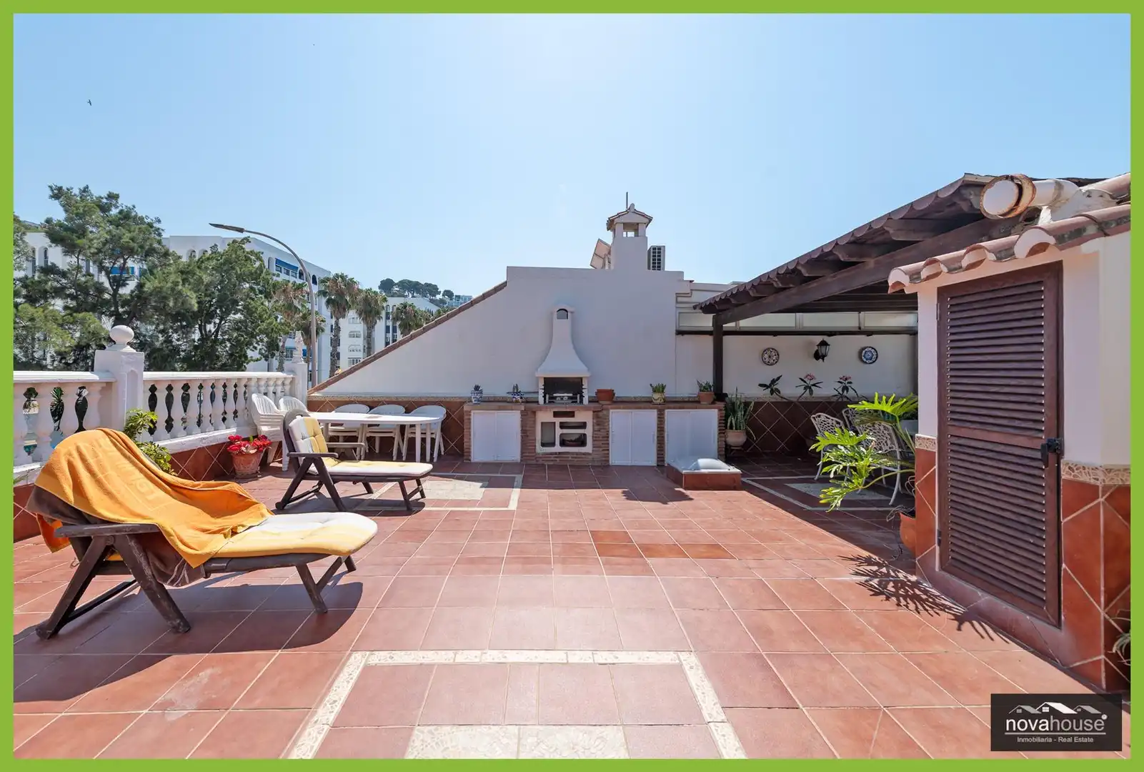 Terraza de Casa o chalet en venta en Málaga con Aire acondicionado, Terraza y Trastero