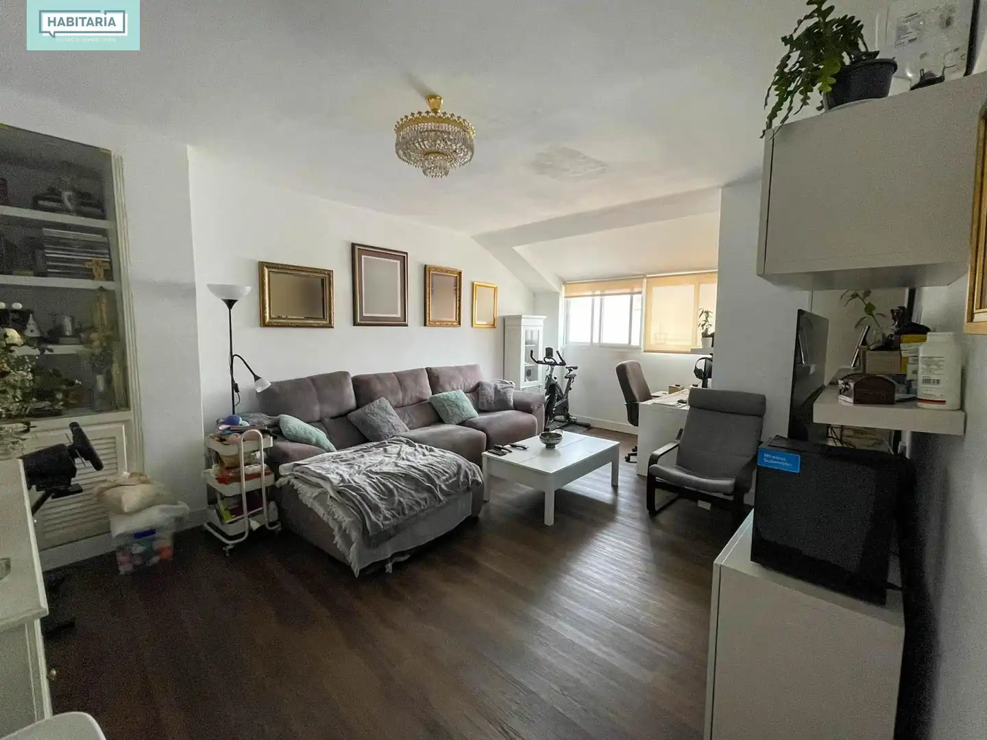 Sala d'estar de Àtic en venda en Málaga amb Aire condicionat i Balcó