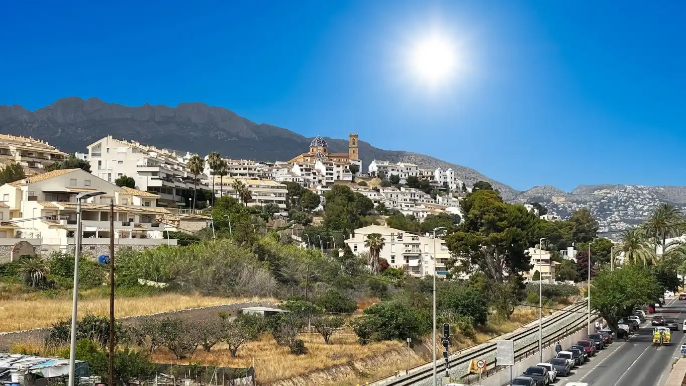 Vista exterior de Pis en venda en Altea amb Aire condicionat i Terrassa