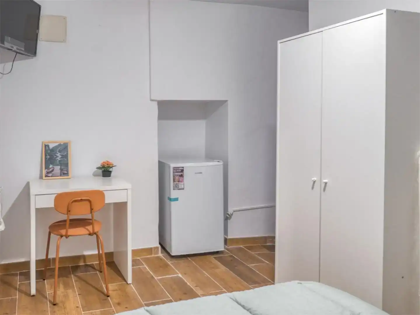 Bedroom of Study for rent in Estremera  with Air Conditioner, Furnished and Balcony