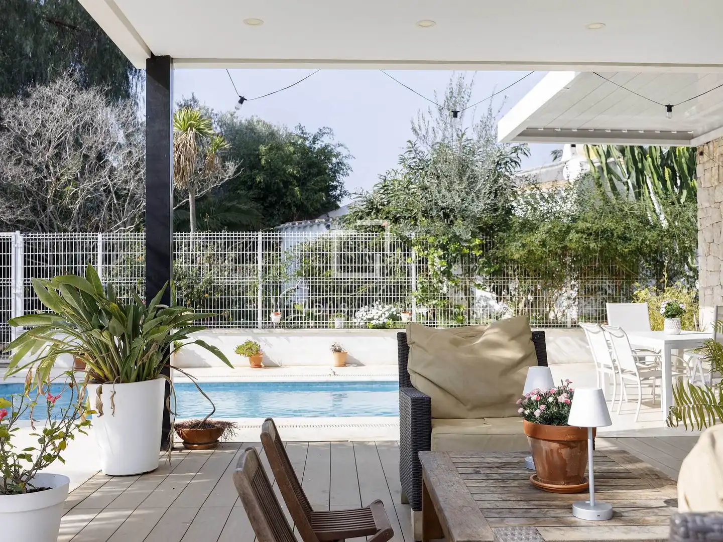 Terraza de Casa o chalet en venta en Godella con Aire acondicionado, Calefacción y Jardín privado
