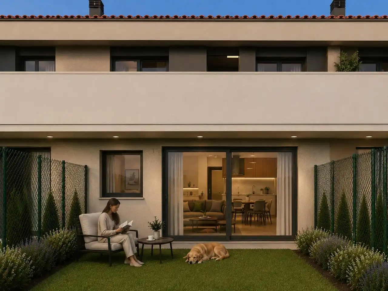 Terraza de Planta baja en venta en Villadiego con Calefacción y Jardín privado