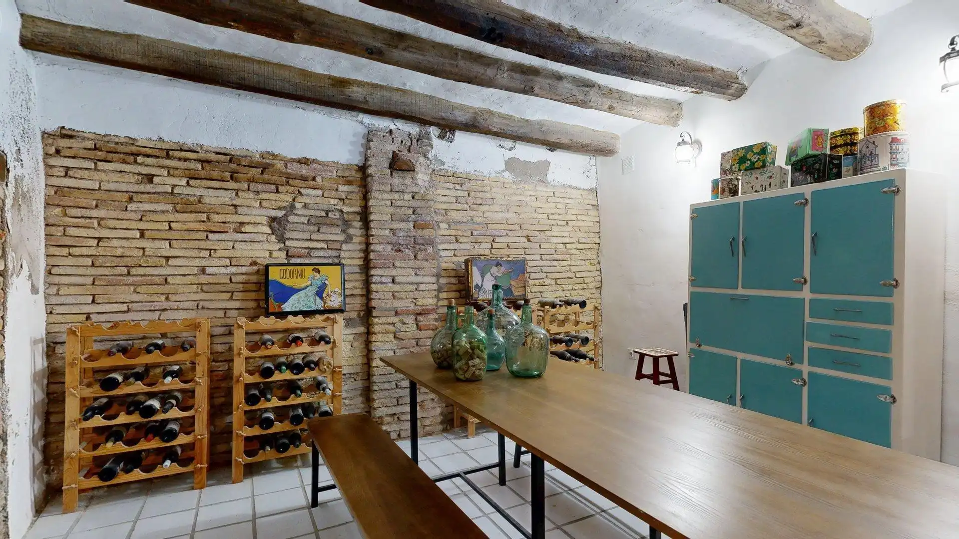 Comedor de Casa o chalet en venta en Magallón con Jardín privado, Terraza y Amueblado