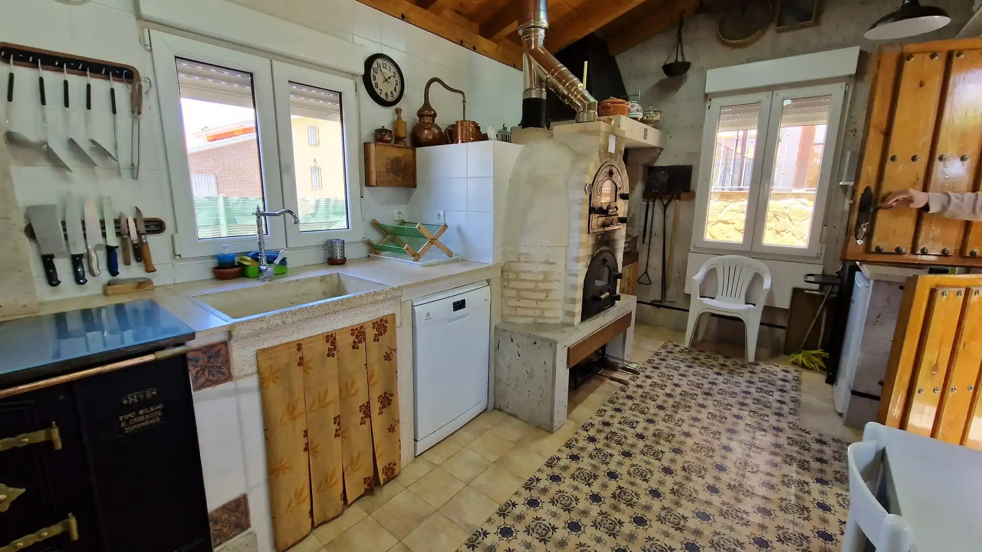 Cocina de Casa o chalet en venta en Carrión de los Condes con Calefacción, Jardín privado y Terraza