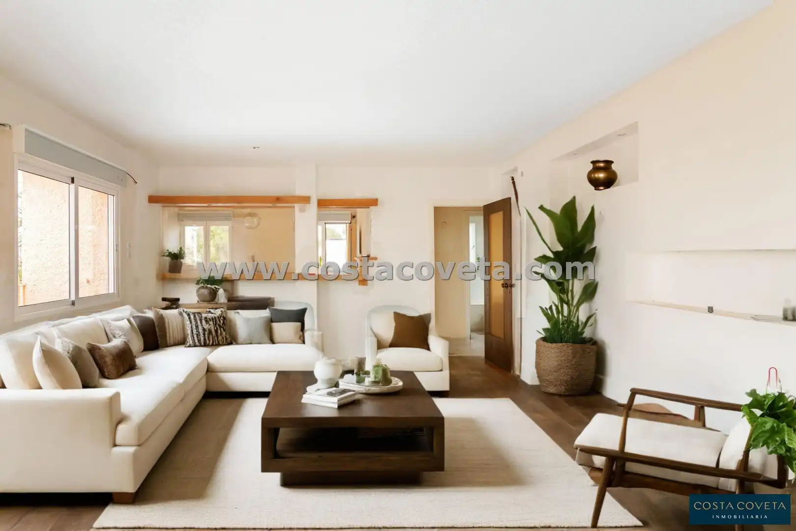 Wohnzimmer von Haus oder Chalet zum Verkauf in El Campello mit Klimaanlage, Privatgarten und Terrasse