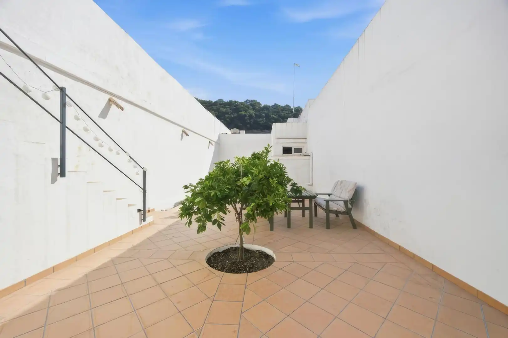 Terrasse von Haus oder Chalet zum Verkauf in Vejer de la Frontera mit Privatgarten, Terrasse und Möbliert