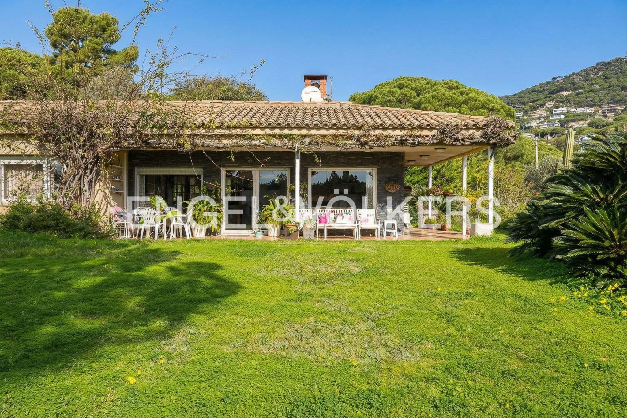 Jardí de Casa o xalet en venda en Cabrils amb Calefacció i Jardí privat