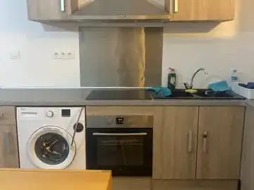 Kitchen of Flat for rent in Valencia  with Air Conditioner, Heating and Furnished