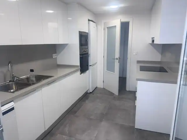 Kitchen of Attic for rent in Valencia  with Air Conditioner, Terrace and Oven