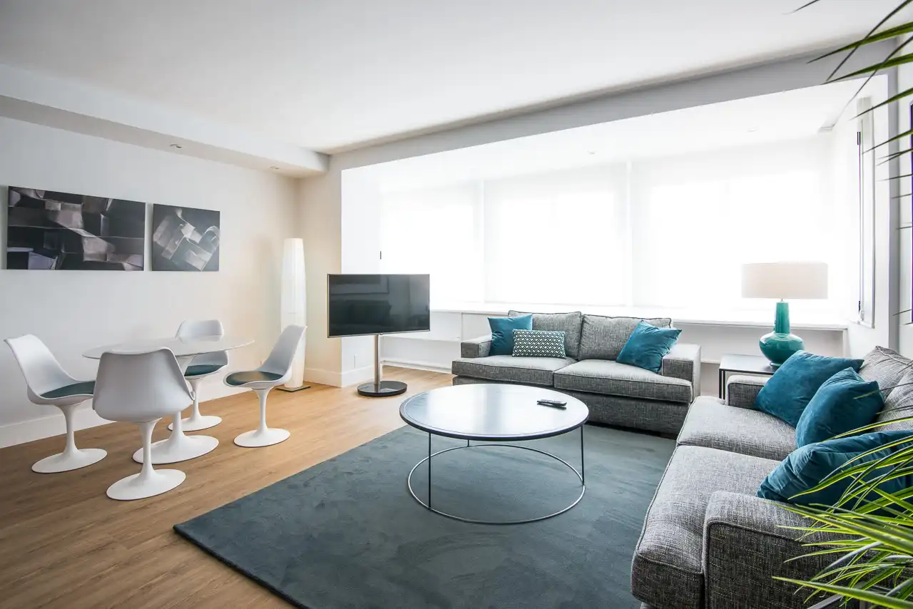 Sala de estar de Piso en venta en Madrid con Aire acondicionado, Calefacción y Piscina comunitaria