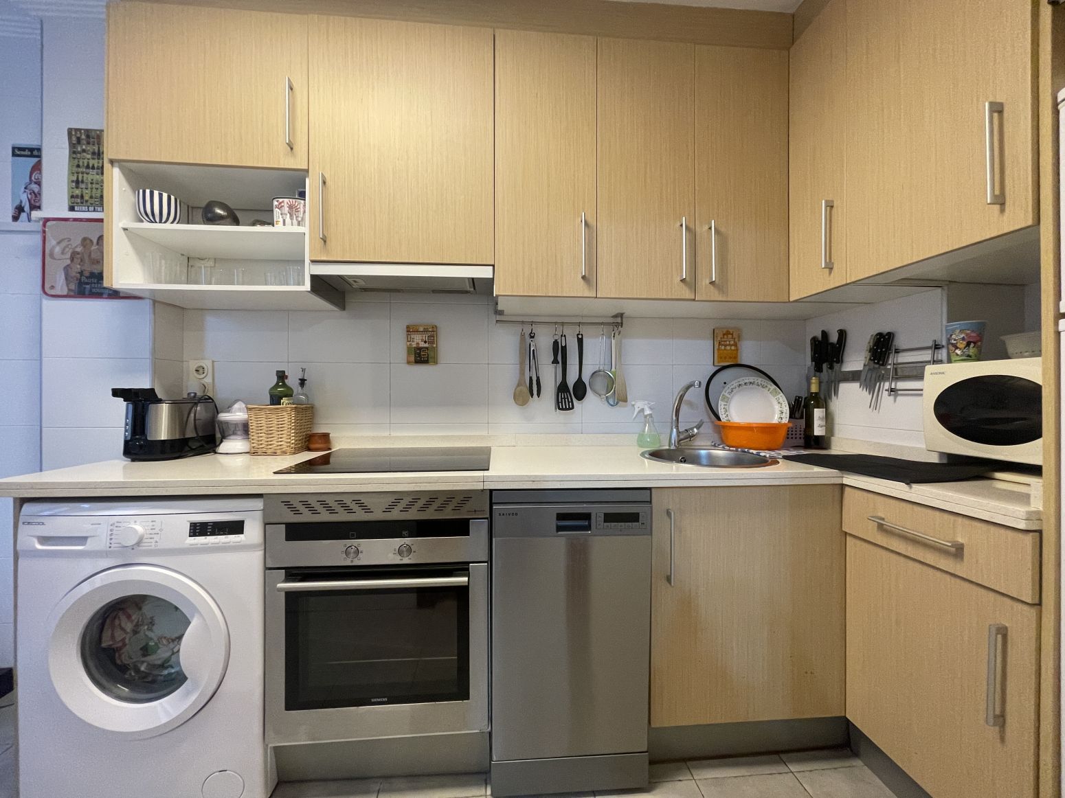Cocina de Piso en venta en Gijón  con Calefacción, Parquet y Terraza