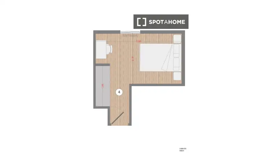 Wohnung zur Miete in Tres Olivos - Valverde