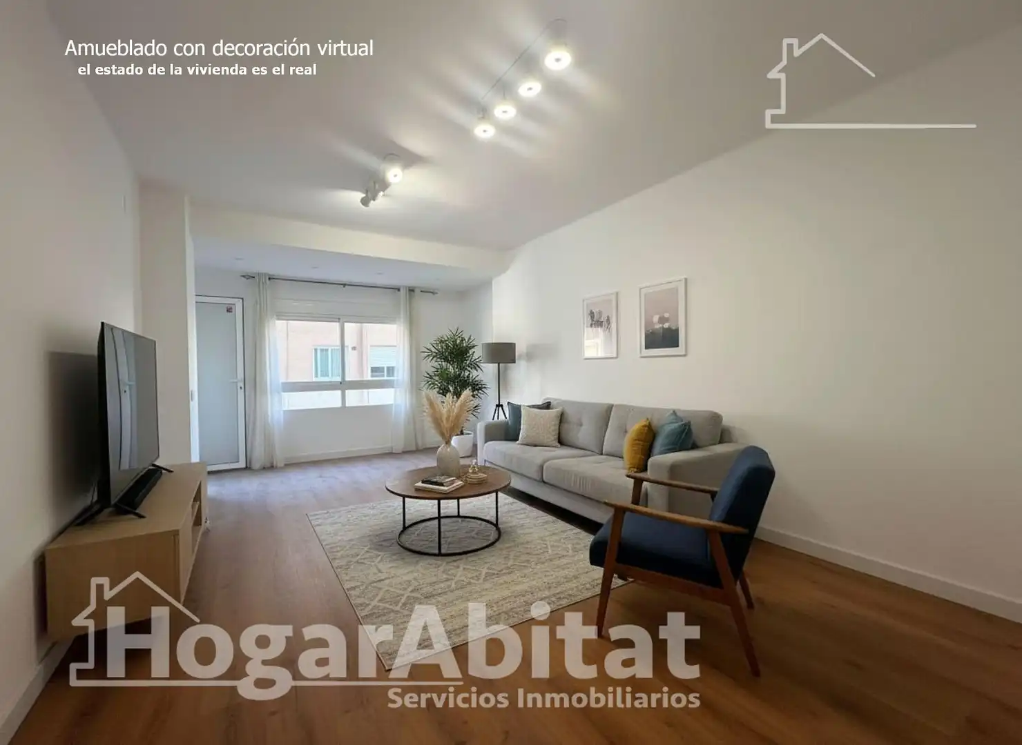 Sala de estar de Piso en venta en Llíria con Aire acondicionado y Balcón
