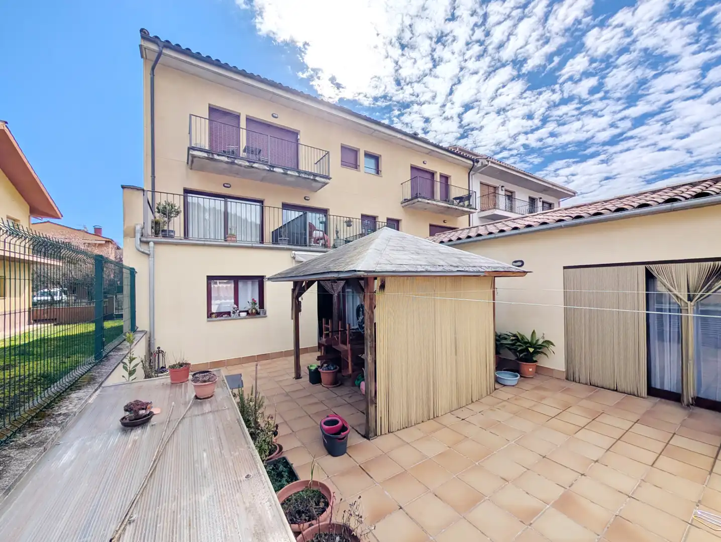 Exterior view of Ground floor for sale in Sant Pau de Segúries  with Heating, Parquet flooring and Terrace