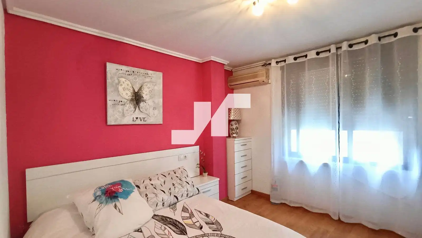 Bedroom of Flat for sale in Vila-real  with Air Conditioner and Furnished