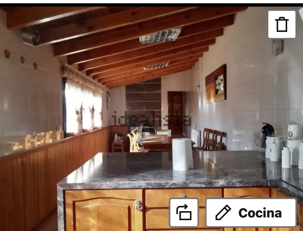 Cuina de Casa o xalet en venda en Mansilla Mayor amb Aire condicionat, Jardí privat i Parquet