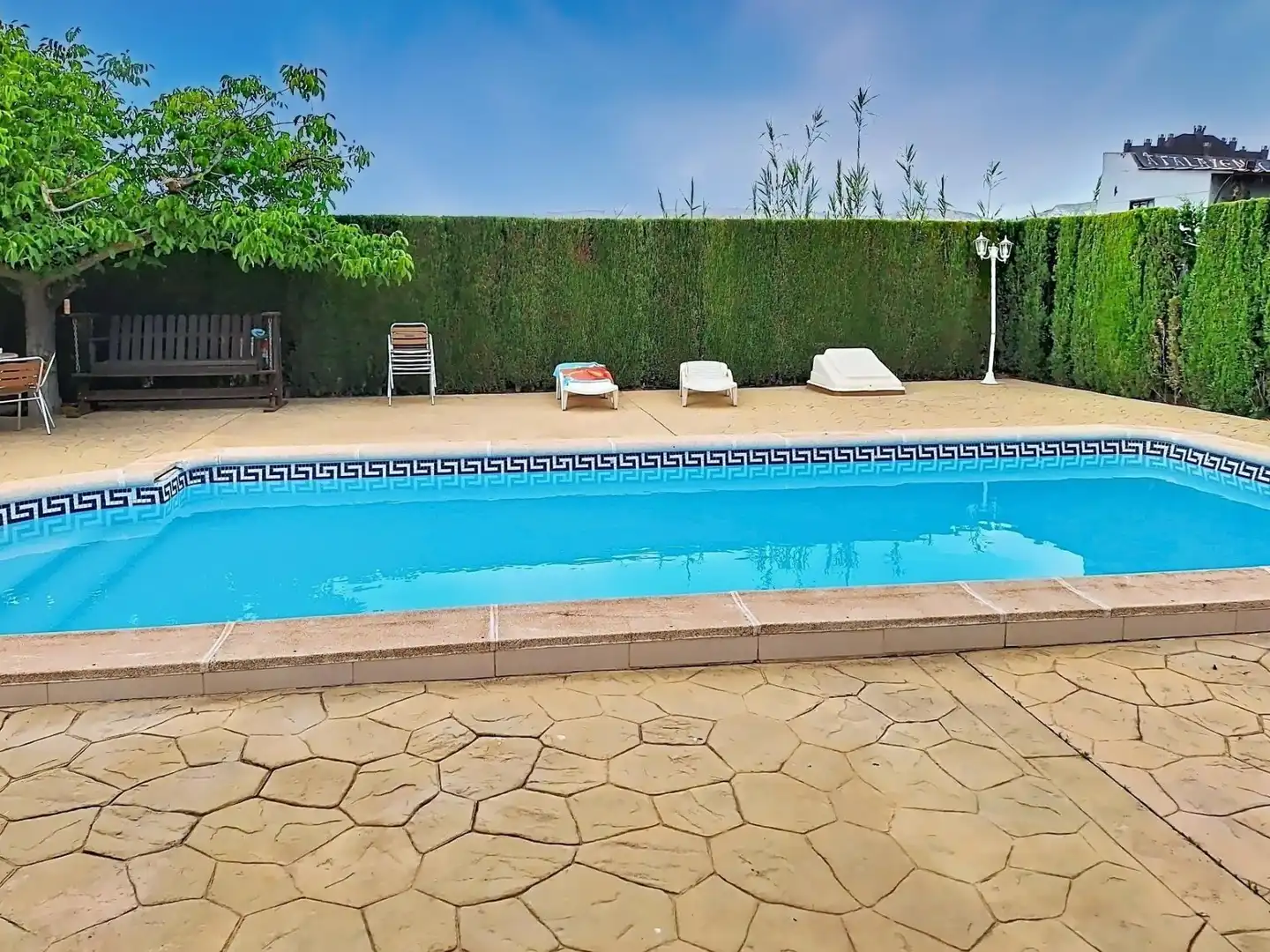 Swimming pool of Houses for sale in Villena  with Air Conditioner, Heating and Terrace