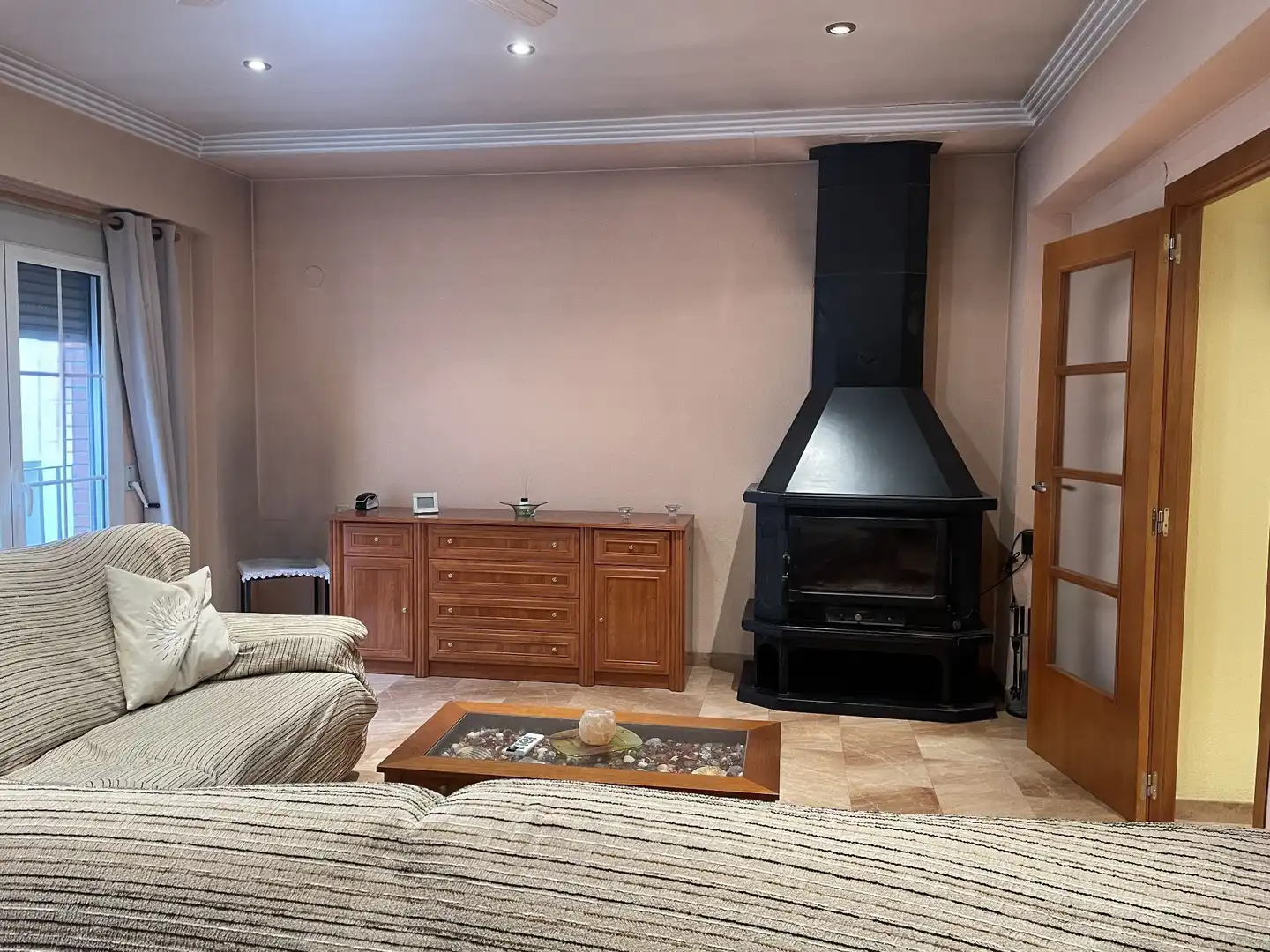 Sala de estar de Finca rústica en venta en Aielo de Malferit con Aire acondicionado, Calefacción y Terraza