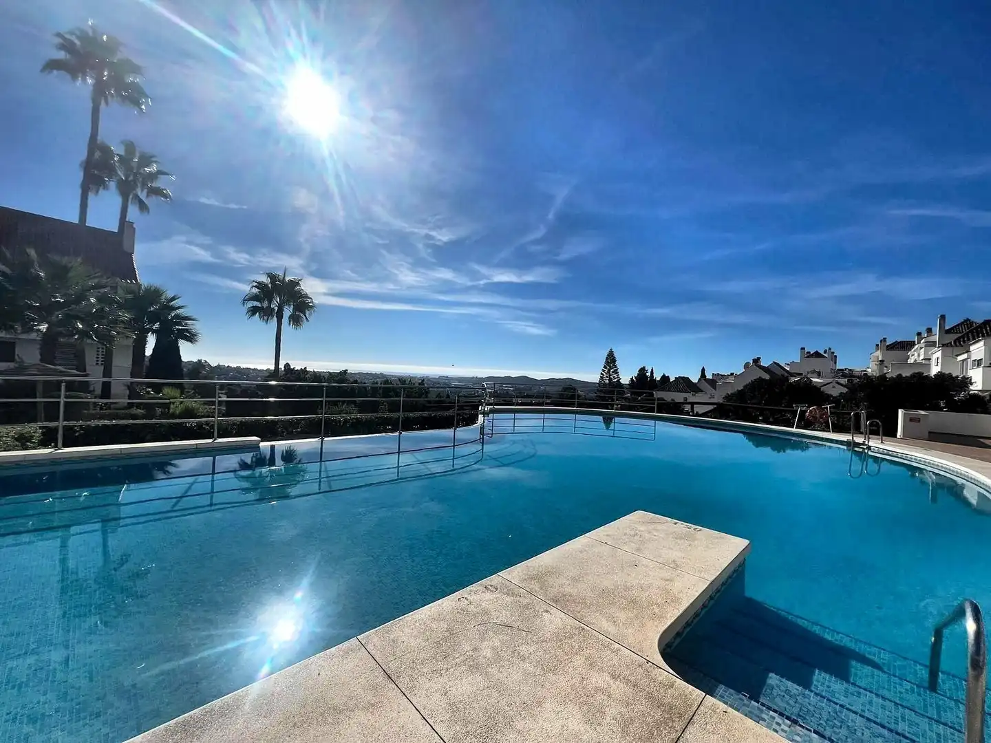Piscina de Dúplex en venta en Mijas con Trastero, Amueblado y Piscina comunitaria