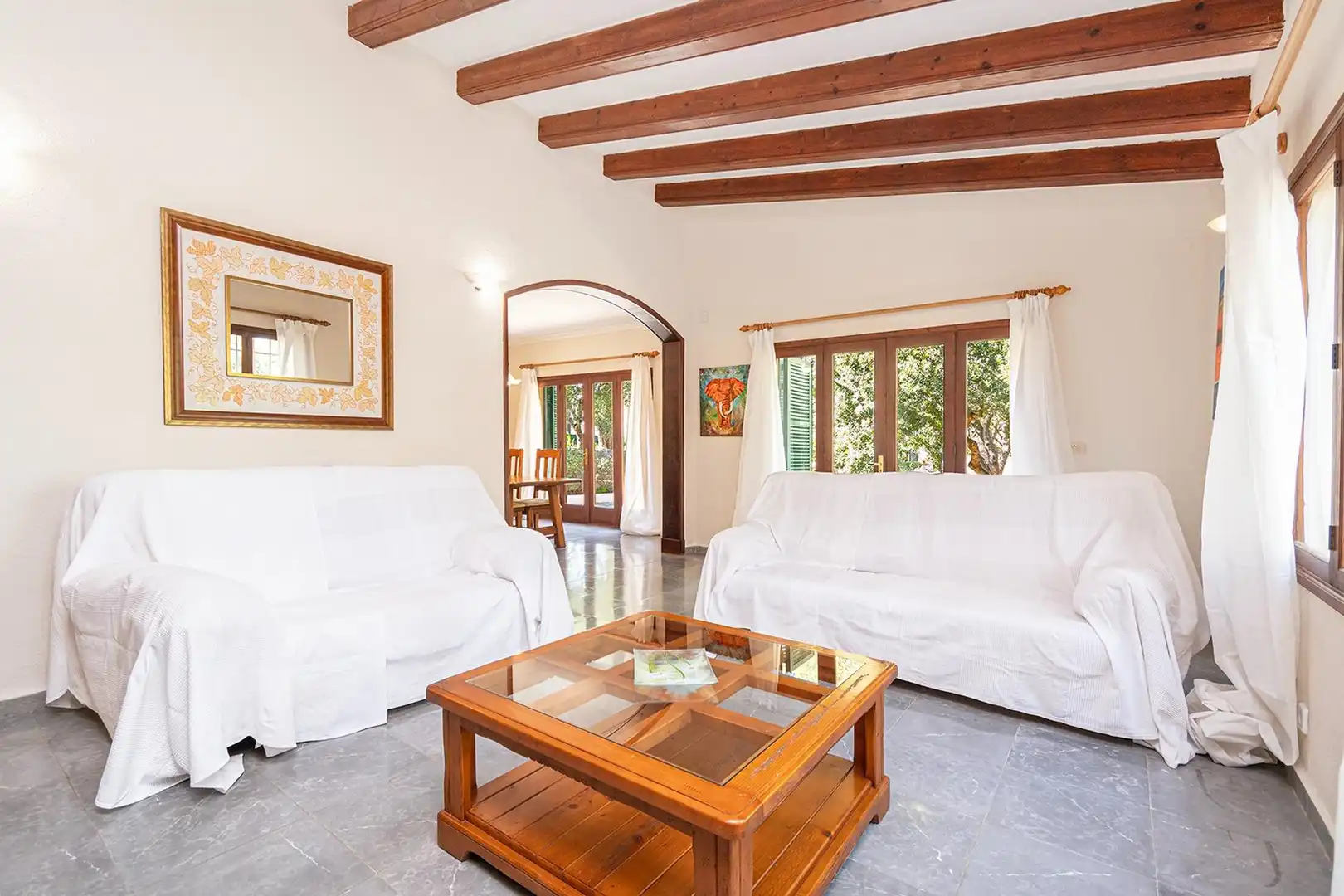 Sala d'estar de Casa o xalet en venda en Manacor amb Aire condicionat, Jardí privat i Traster