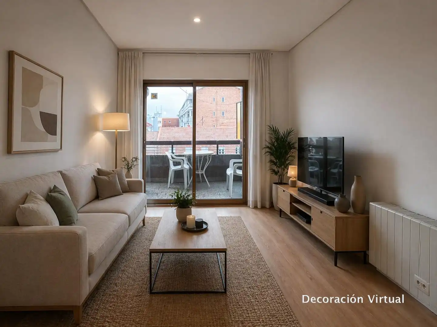 Sala de estar de Piso en venta en Madrid con Calefacción y Terraza