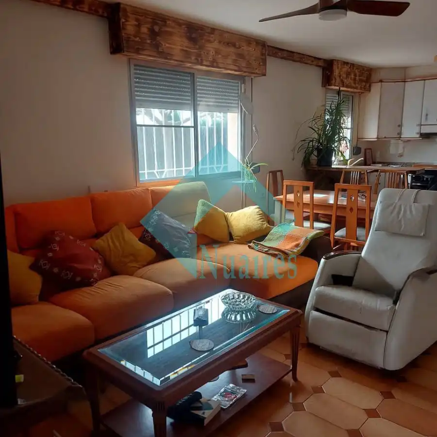 Living room of Houses for rent in Castellón de la Plana / Castelló de la Plana  with Air Conditioner, Private garden and Terrace