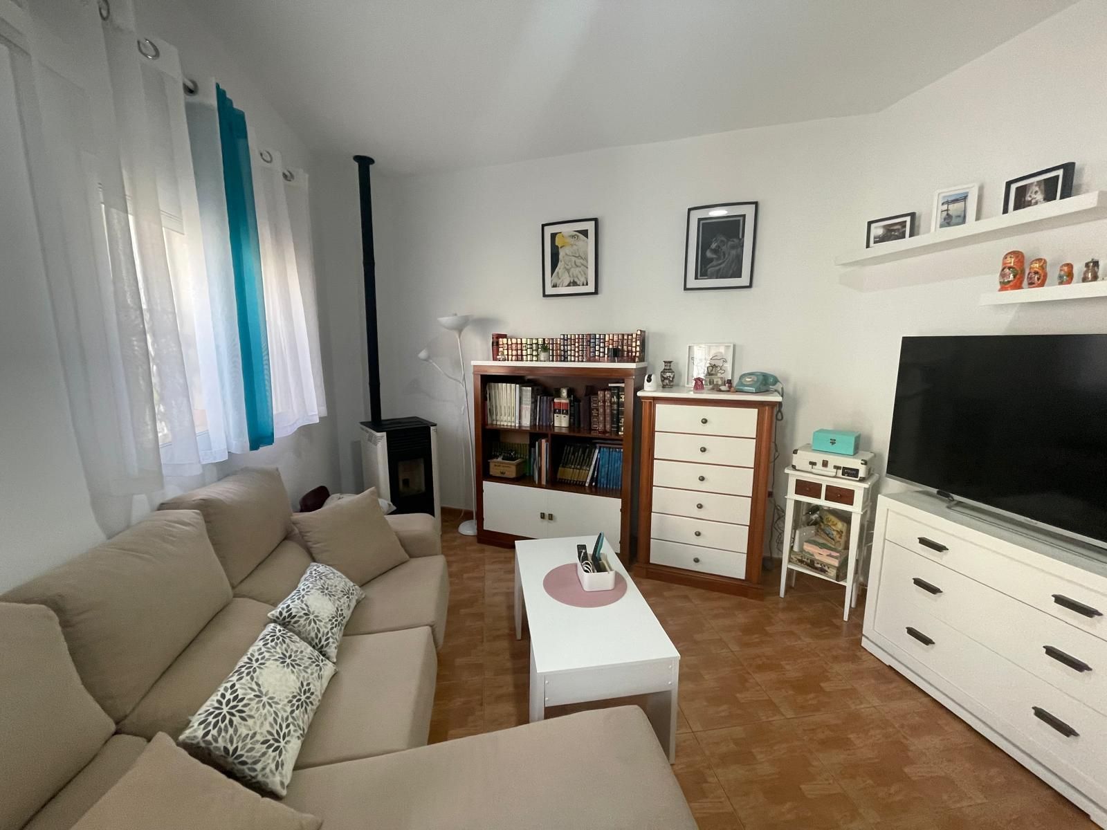Sala d'estar de Finca rústica en venda en Águilas amb Aire condicionat, Terrassa i Traster