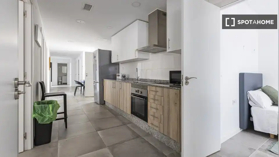 Kitchen of Flat for rent in Murcia  with Air Conditioner, Heating and Furnished