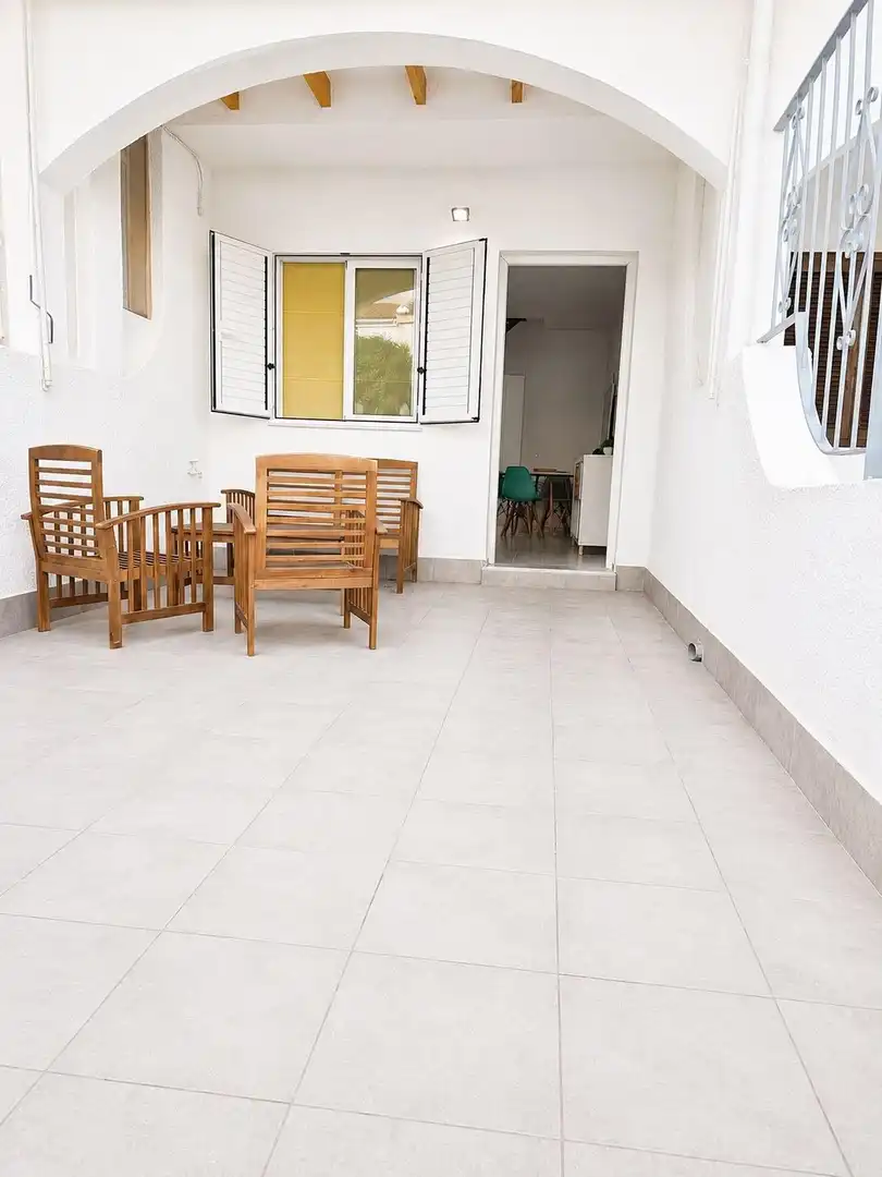 Terrassa de Casa o xalet en venda en Los Alcázares amb Aire condicionat, Jardí privat i Moblat