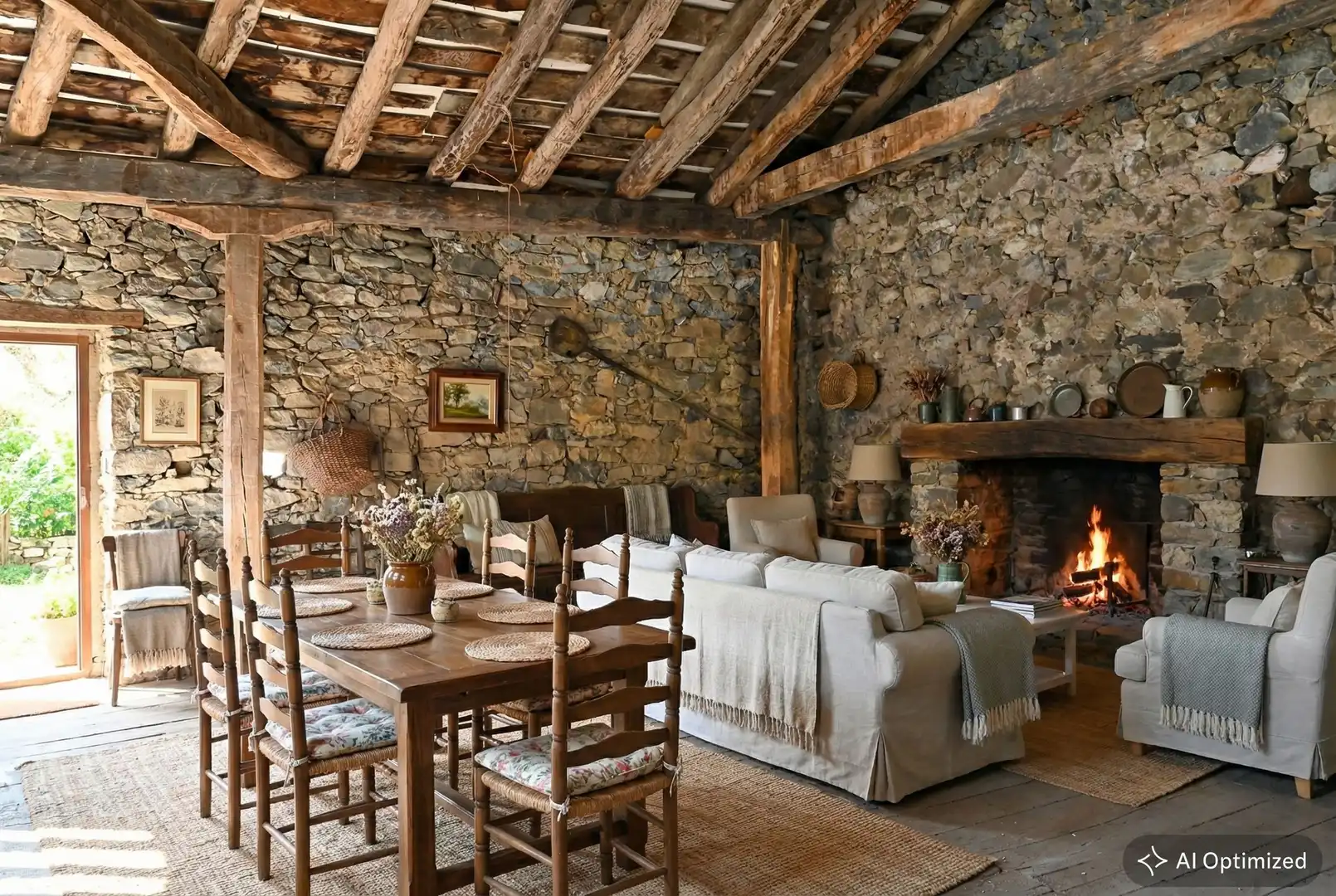 Living room of Country homes for sale in Camaleño  with Heating, Private garden and Terrace