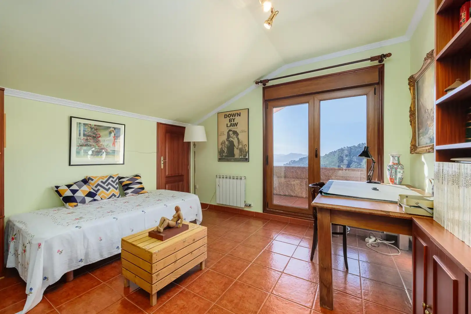 Schlafzimmer von Haus oder Chalet zum Verkauf in Moaña mit Heizung, Abstellraum und Balkon