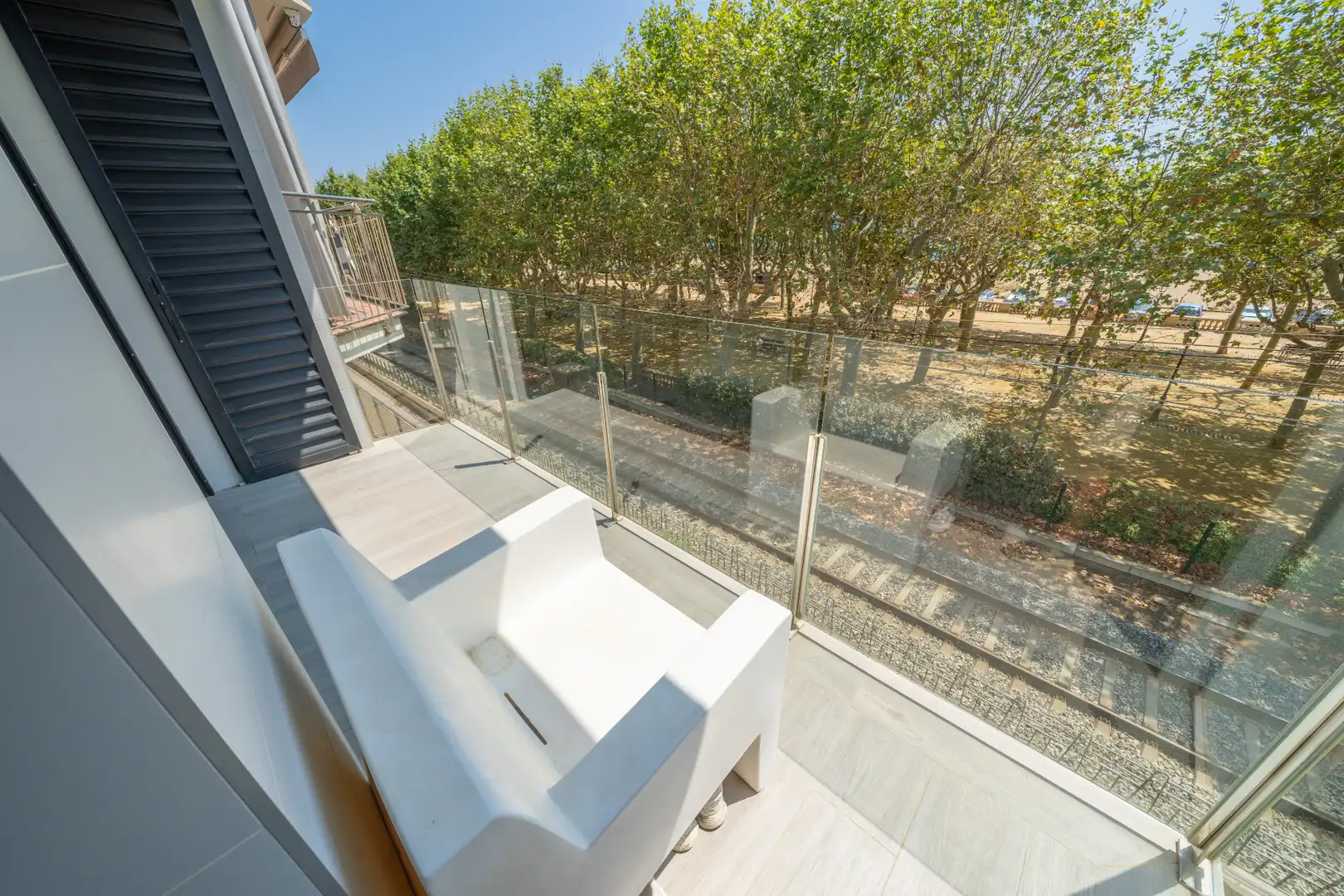 Terrasse von Dachboden zum Verkauf in Calella mit Klimaanlage, Terrasse und Schwimmbad