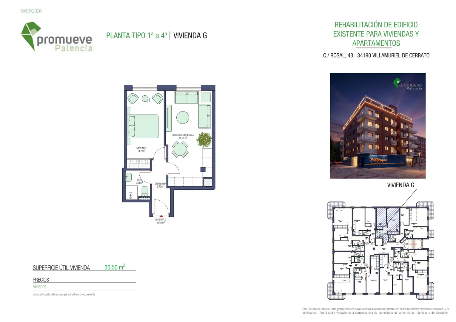 Appartement compact avec ascenseur à vendre à Calle el Rosal 43, imagen 3