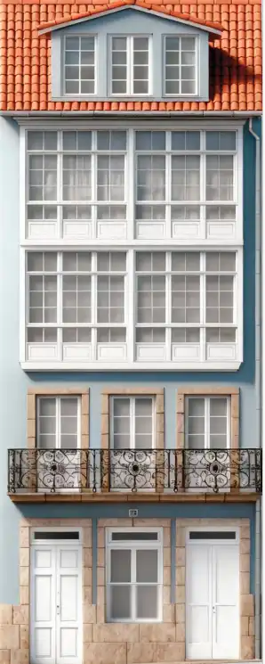 Vista exterior de Dúplex en venta en Ferrol con Calefacción, Terraza y Horno