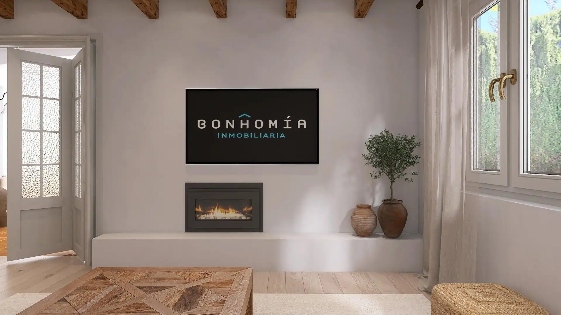 Living room of Houses for sale in Benalmádena  with Air Conditioner, Heating and Private garden