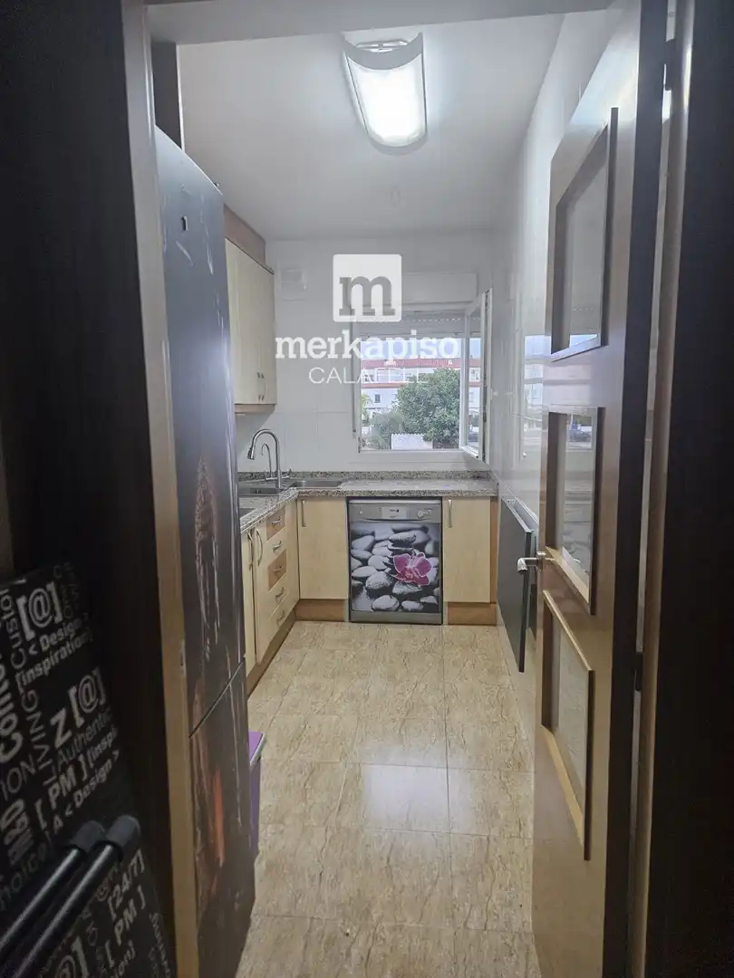 Kitchen of Flat for sale in Cubelles  with Air Conditioner, Heating and Terrace
