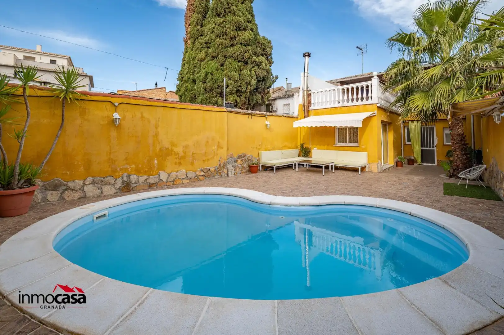 Piscina de Casa adosada en venda en Atarfe amb Calefacció, Terrassa i Piscina