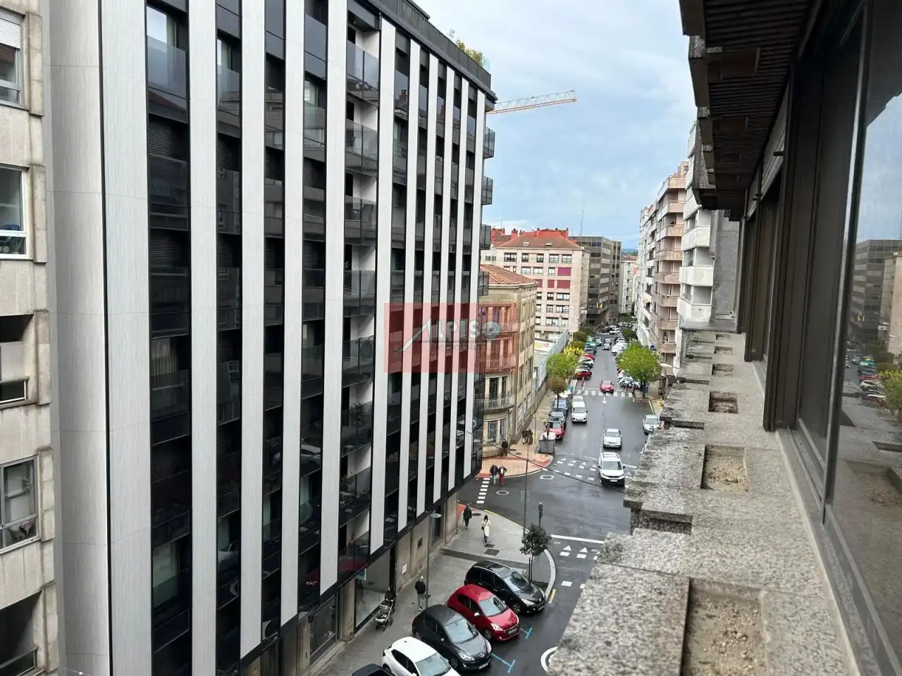 Vista exterior de Piso en venta en Ourense Capital  con Calefacción, Parquet y Trastero