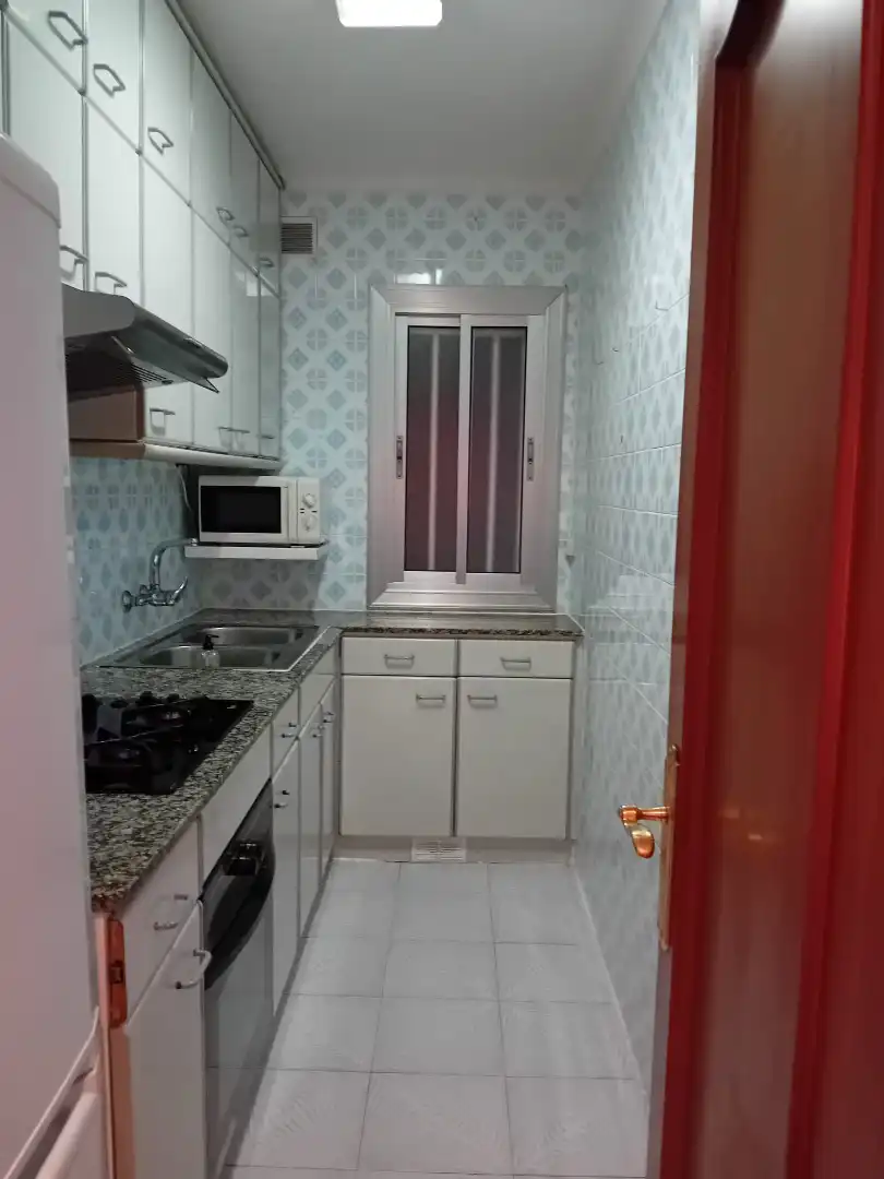Kitchen of Attic for sale in Badalona  with Air Conditioner, Terrace and Furnished
