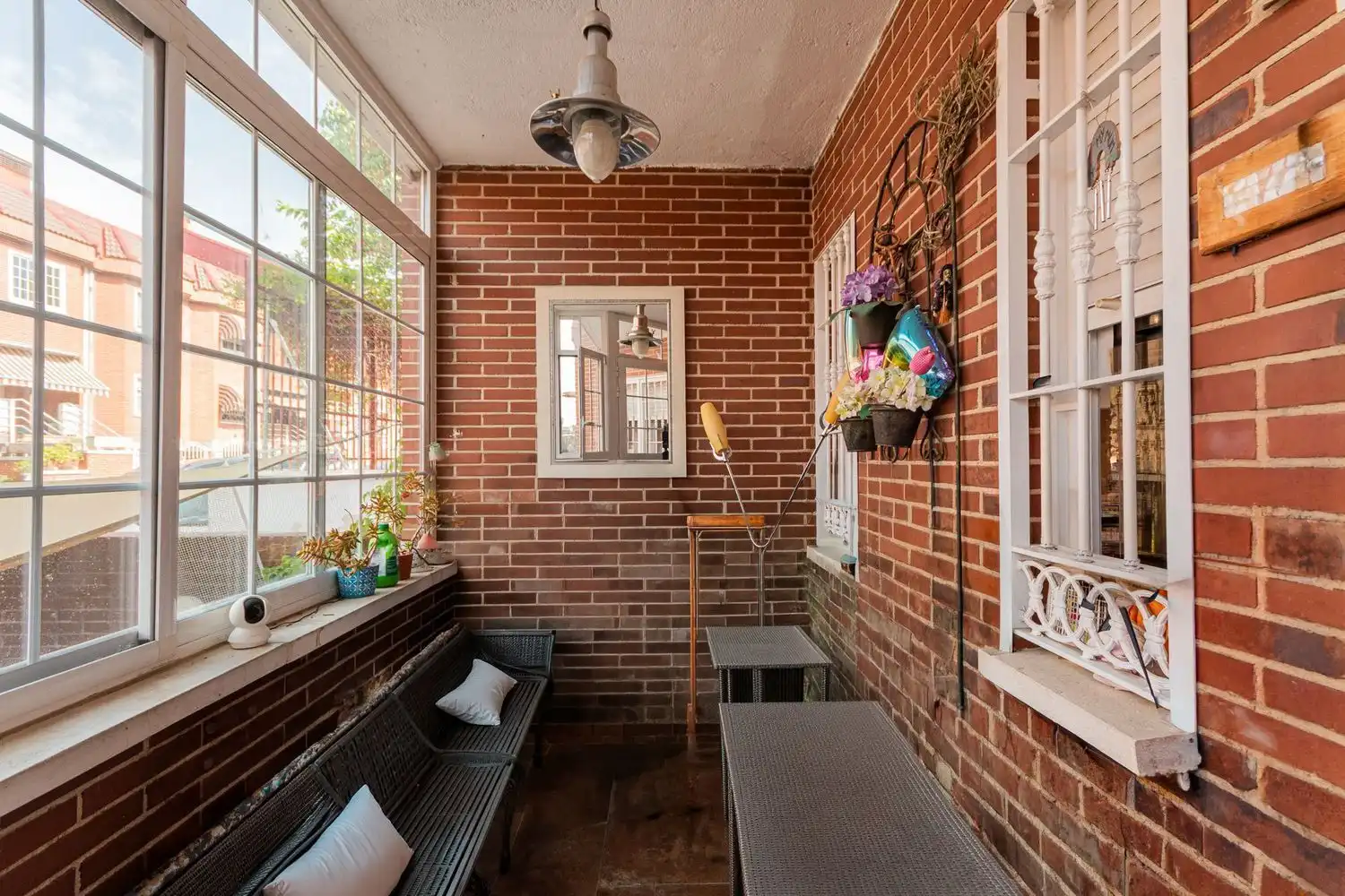 Balcony of Houses for sale in Fuenlabrada  with Air Conditioner, Heating and Storage room