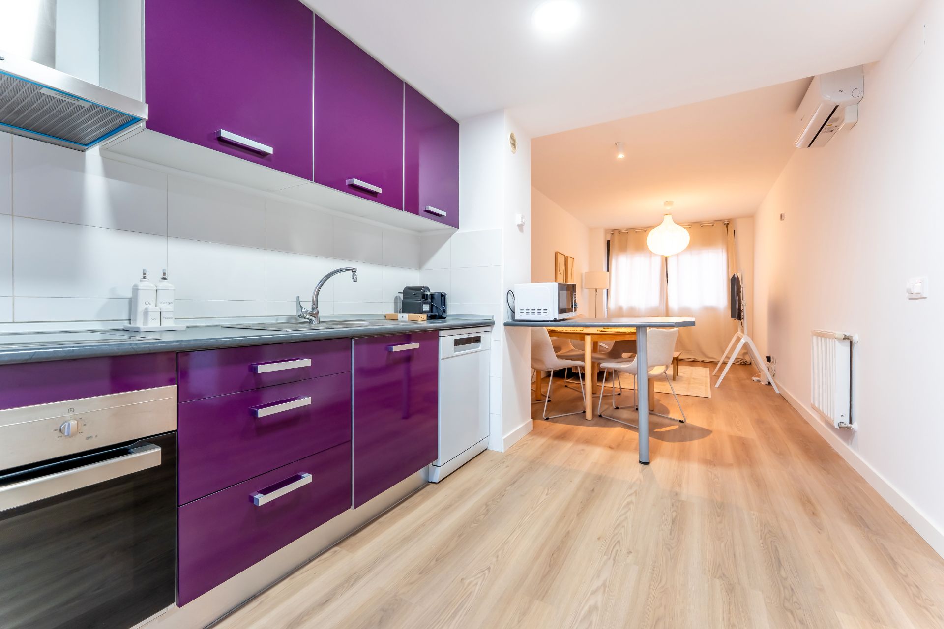 Cocina de Piso de alquiler en Móstoles con Aire acondicionado, Calefacción y Trastero