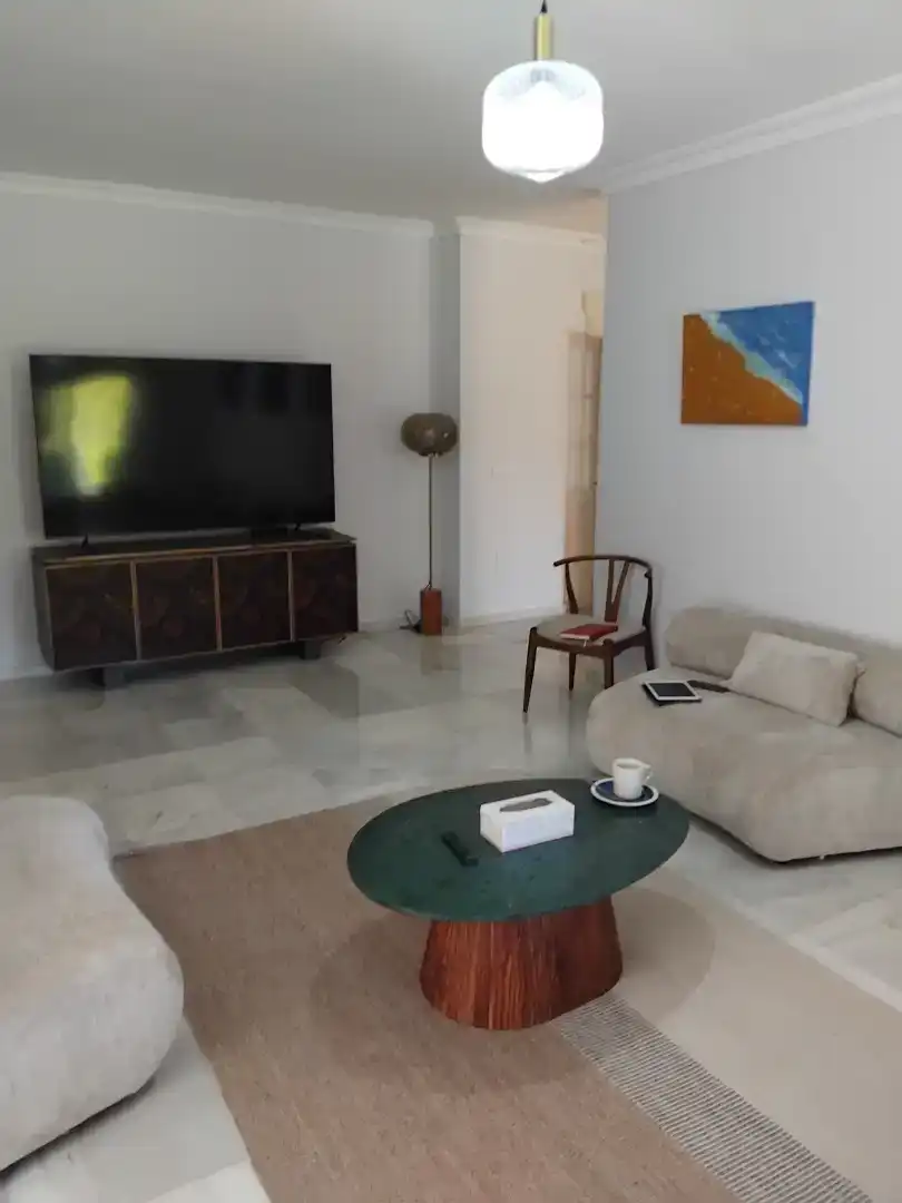 Living room of Houses for rent in Nueva Andalucía