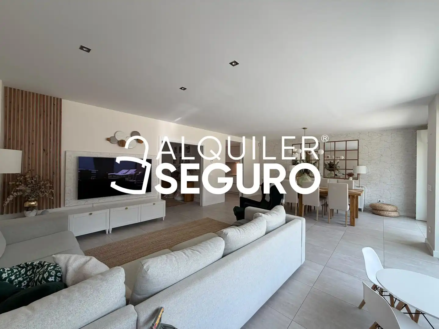 Sala de estar de Casa o chalet de alquiler en Boadilla del Monte con Aire acondicionado, Calefacción y Terraza