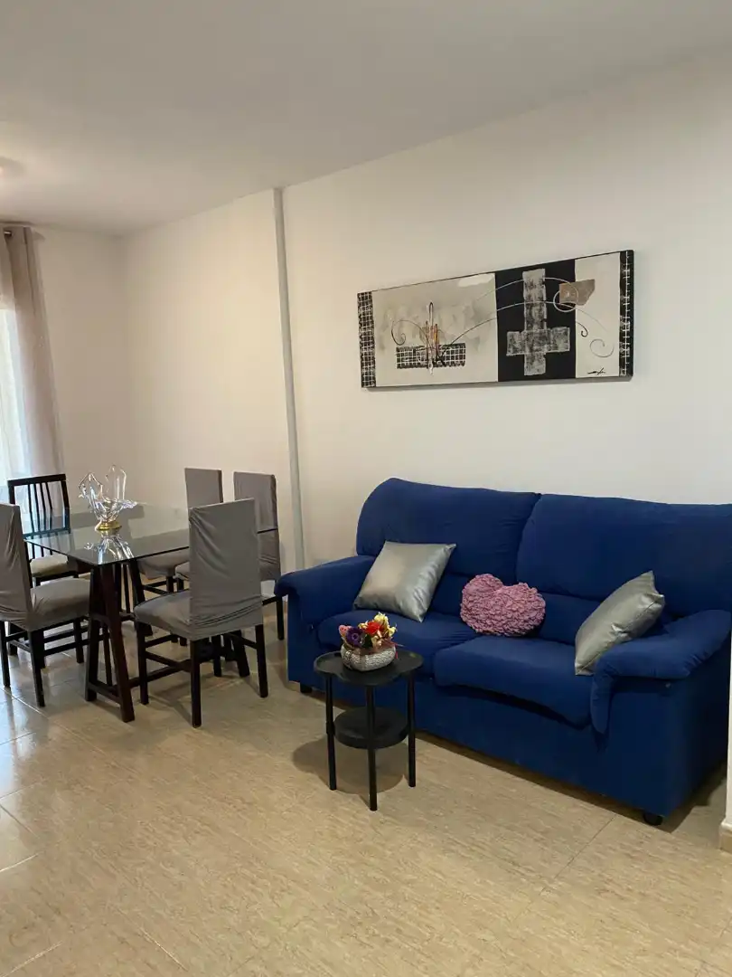 Sala de estar de Casa o chalet en venta en Mazarrón con Aire acondicionado, Terraza y Amueblado