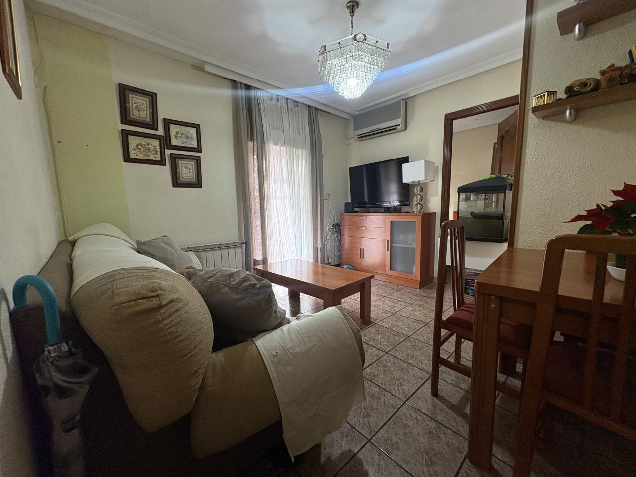 Sala d'estar de Pis en venda en  Madrid Capital amb Aire condicionat, Calefacció i Terrassa