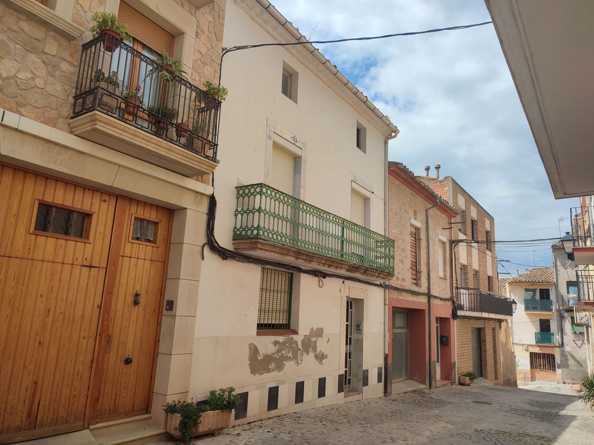 Exterior view of House or chalet for sale in Les Borges Blanques  with Heating, Terrace and Furnished