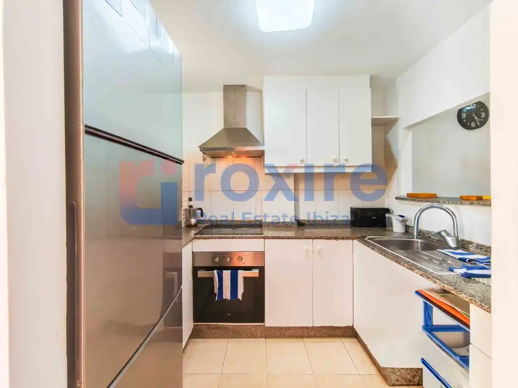 Cocina de Planta baja en venta en Sant Josep de sa Talaia con Jardín privado, Terraza y Piscina comunitaria