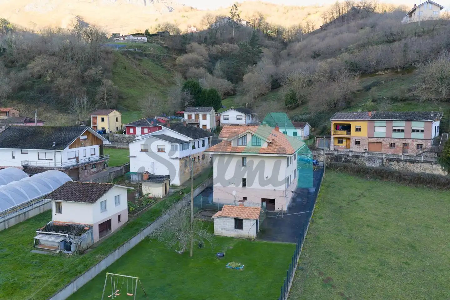 Exterior view of Houses for sale in Morcín  with Heating, Private garden and Terrace