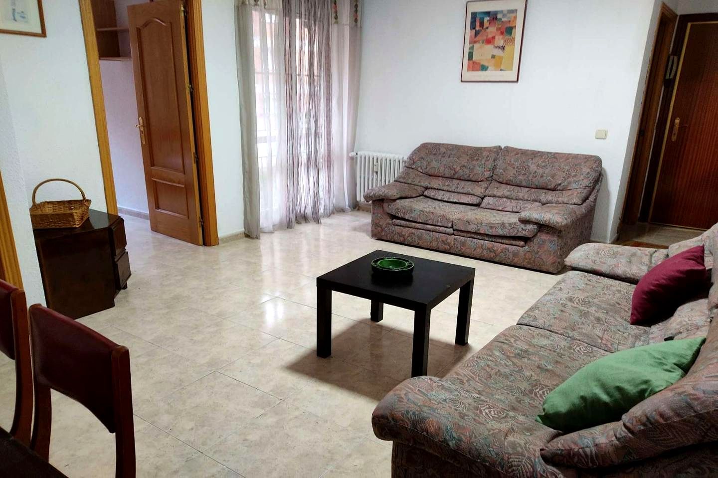 Living room of Flat to rent in  Madrid Capital  with Heating and Furnished